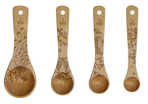 Talisman designs natural wood utensils